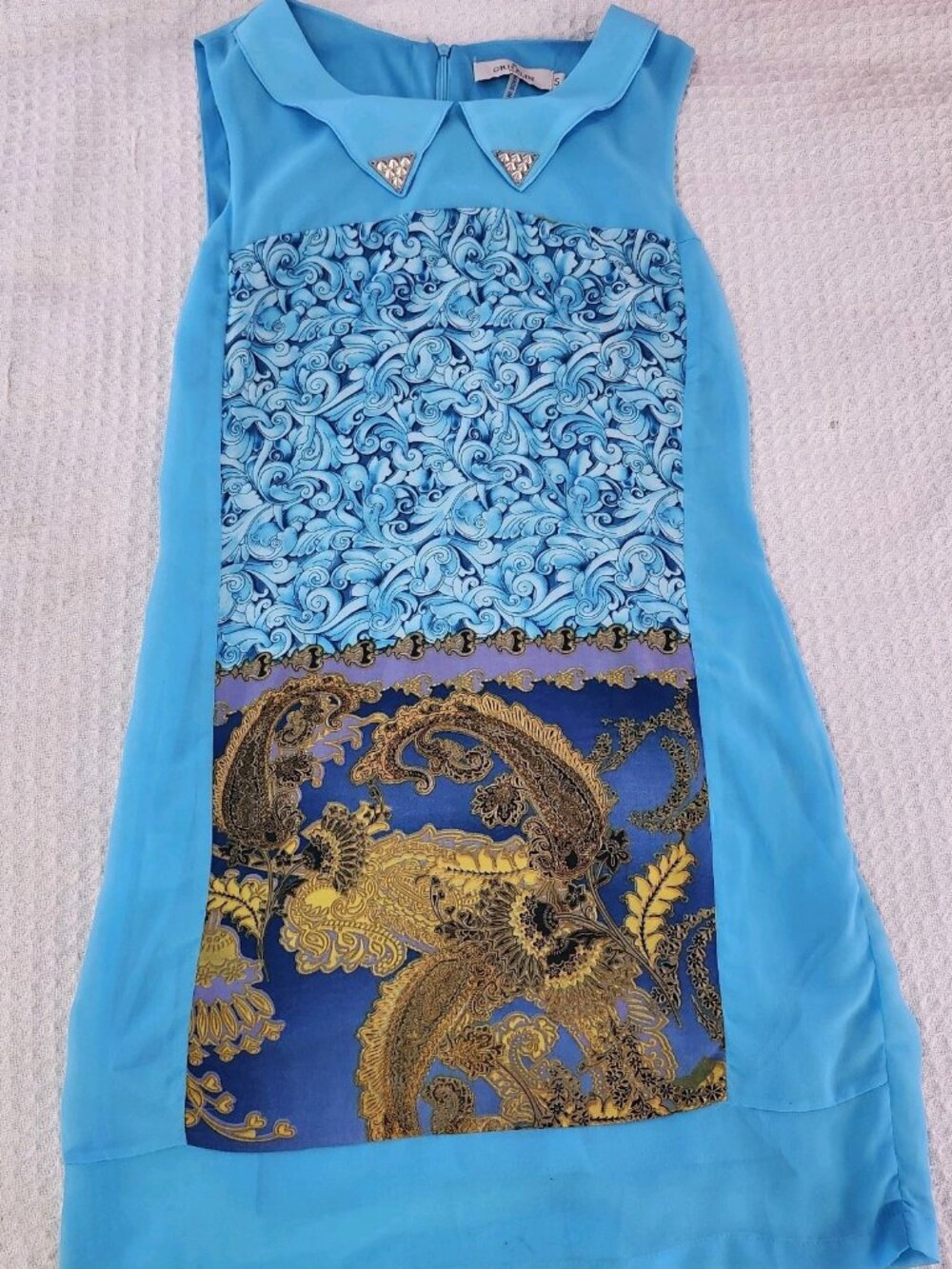 Grifflin Paris Dress Sz S Blue